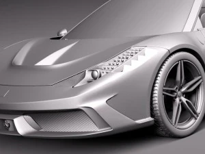 Ferrari 458 Speciale A 2015 3D Model