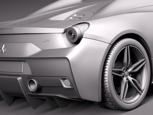 Ferrari 458 Speciale A 2015 3D Model