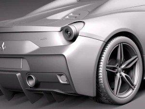 Ferrari 458 Speciale A 2015 3D Model