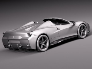 Ferrari 458 Speciale A 2015 3D Model