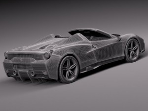 Ferrari 458 Speciale A 2015 3D Model