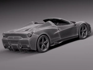 Ferrari 458 Speciale A 2015 3D Model
