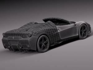 Ferrari 458 Speciale A 2015 3D Model