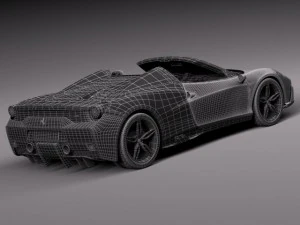 Ferrari 458 Speciale A 2015 3D Model
