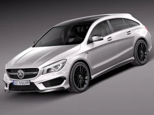 Mercedes-Benz CLA AMG Shooting Brake 2016 Modello 3D