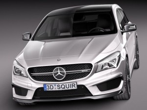 Mercedes-Benz CLA AMG Shooting Brake 2016 3D 模型
