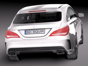 Mercedes-Benz CLA AMG Shooting Brake 2016 3D 模型