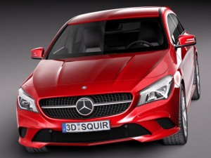 Mercedes-Benz CLA Shooting Brake 2016 3D Модель