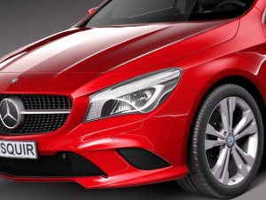 Mercedes-Benz CLA Shooting Brake 2016 3D Модель