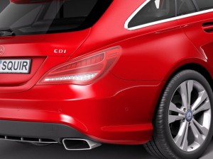 Mercedes-Benz CLA Shooting Brake 2016 3D Модель