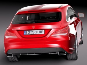 Mercedes-Benz CLA Shooting Brake 2016 3D Модель