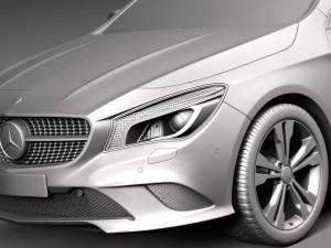 Mercedes-Benz CLA Shooting Brake 2016 3D Модель