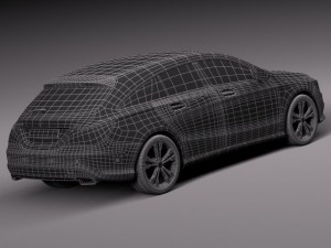 Mercedes-Benz CLA Shooting Brake 2016 3D Модель