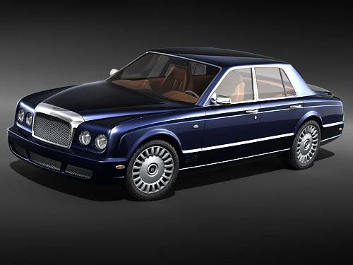 Bentley Arnage 2008 3D Model .c4d .max .obj .3ds .fbx .stl .blend 