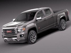 GMC Canyon Doublecab 2015 3D 모델