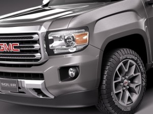 GMC Canyon Doublecab 2015 3D Model