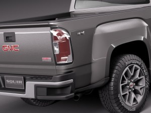 GMC Canyon Doublecab 2015 3D Model
