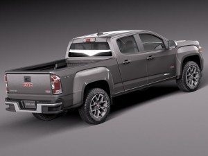 GMC Canyon Doublecab 2015 3D Model