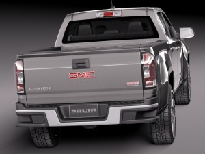 GMC Canyon Doublecab 2015 3D Model