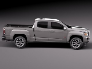 GMC Canyon Doublecab 2015 3D Model
