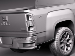 GMC Canyon Doublecab 2015 3D Model