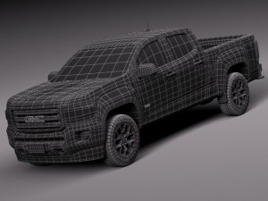GMC Canyon Doublecab 2015 3D Model