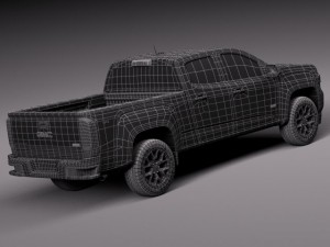 GMC Canyon Doublecab 2015 3D Model