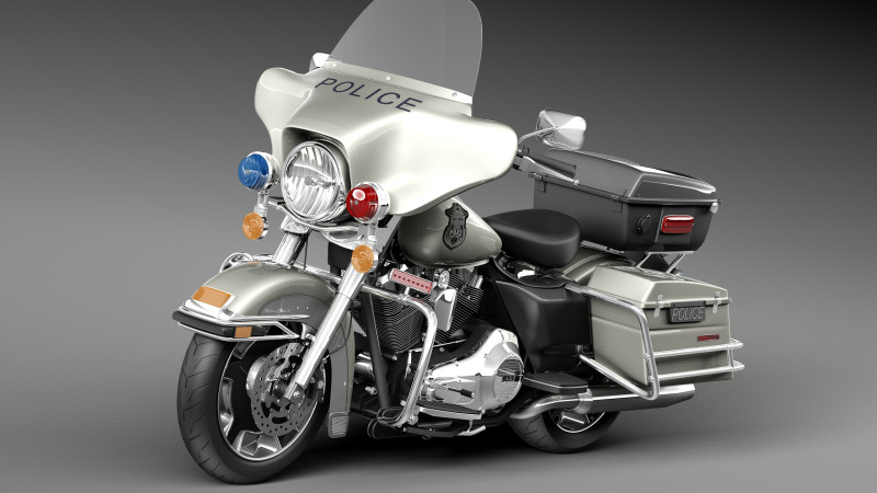 Harley Davidson Electra Glide Police 2013 3D