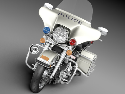 Harley-Davidson Electra Glide Police 2013 Modello 3D