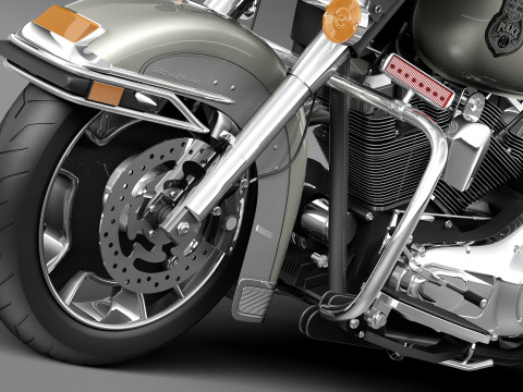 Harley-Davidson Electra Glide Police 2013 Modello 3D