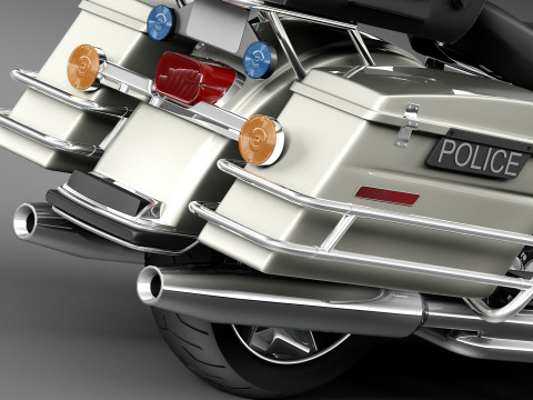 Harley-Davidson Electra Glide Police 2013 Modello 3D