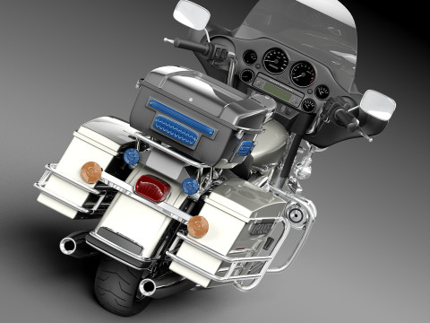 Harley-Davidson Electra Glide Police 2013 Modello 3D