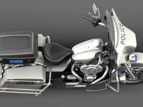 Harley-Davidson Electra Glide Police 2013 Modello 3D