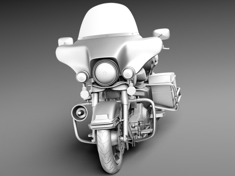 Harley-Davidson Electra Glide Police 2013 Modello 3D