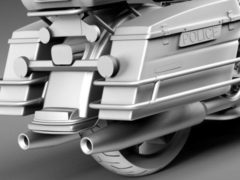 Harley-Davidson Electra Glide Police 2013 Modello 3D