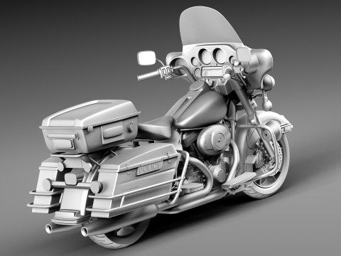 Harley-Davidson Electra Glide Police 2013 Modello 3D