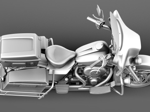 Harley-Davidson Electra Glide Police 2013 Modello 3D