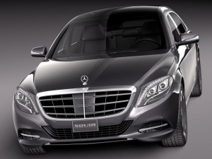 Mercedes-Benz S-class Maybach 2016 3D Model