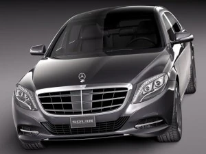 Mercedes-Benz S-class Maybach 2016 3D Model