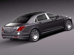 Mercedes-Benz S-class Maybach 2016 3D Model