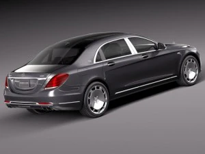 Mercedes-Benz S-class Maybach 2016 3D Model