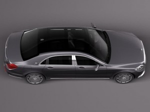 Mercedes-Benz S-class Maybach 2016 3D Model