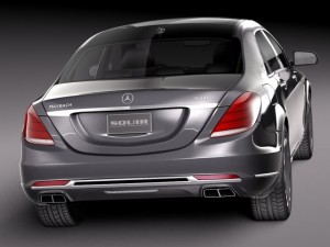 Mercedes-Benz S-class Maybach 2016 3D Model