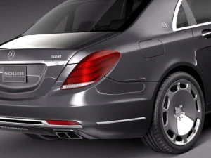 Mercedes-Benz S-class Maybach 2016 3D Model