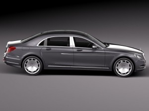 Mercedes-Benz S-class Maybach 2016 3D Model