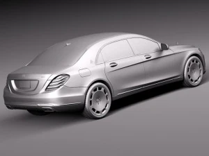 Mercedes-Benz S-class Maybach 2016 3D Model