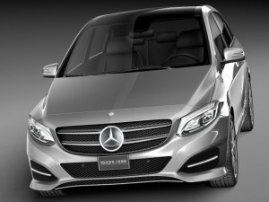 Mercedes-Benz B-class 2015 Model 3D
