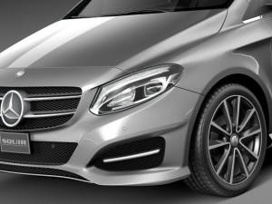Mercedes-Benz B-class 2015 Model 3D