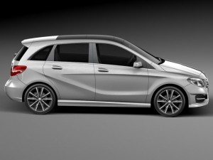 Mercedes-Benz B-class 2015 Model 3D