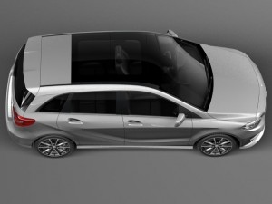 Mercedes-Benz B-class 2015 Model 3D